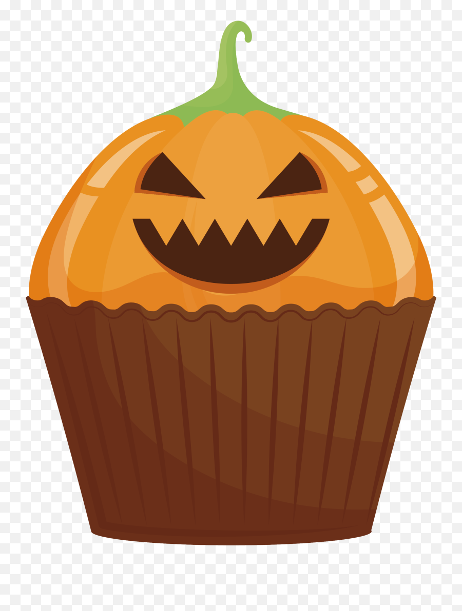 Jack O Lantern Cupcake Calabaza Halloween Cake Cucurbita - Pumpkin Png,Jack O'lantern Png