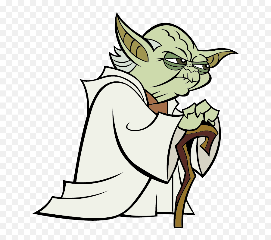 Yoda Anakin Skywalker Mace Windu Star Wars - Yoda Cartoon Cartoon Star Wars Characters Png,Star Wars Transparent Png