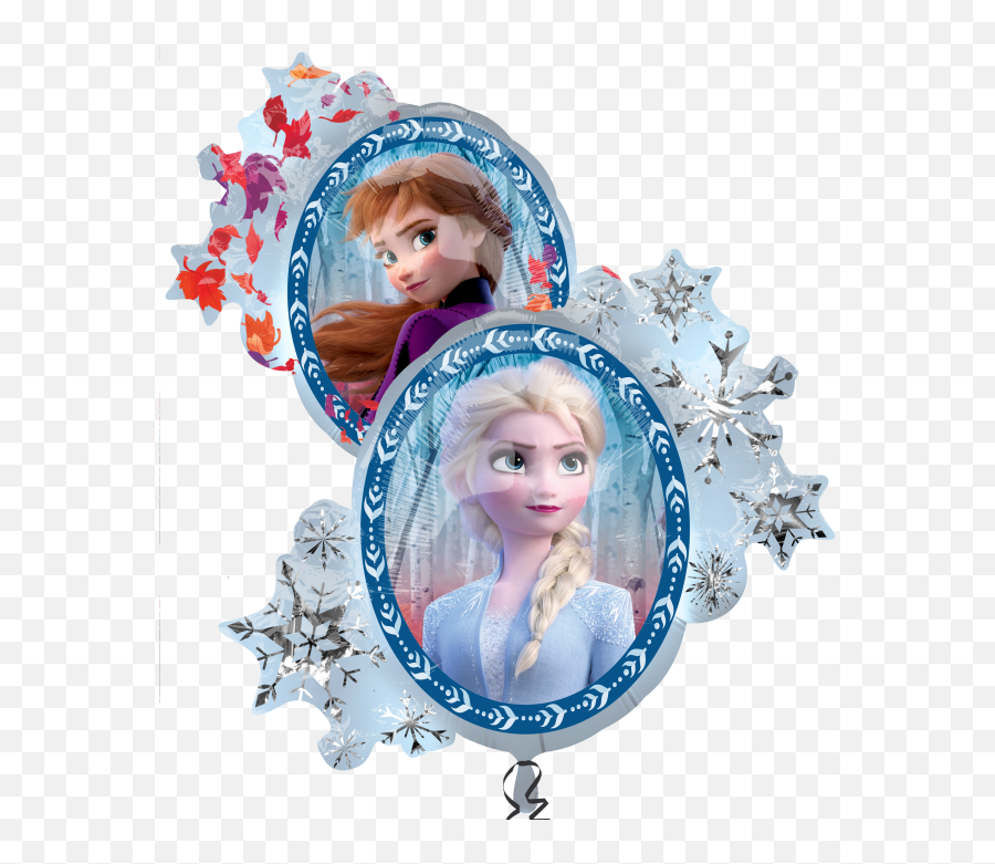 30 - Anna And Elsa Frame Png,Frozen 2 Png