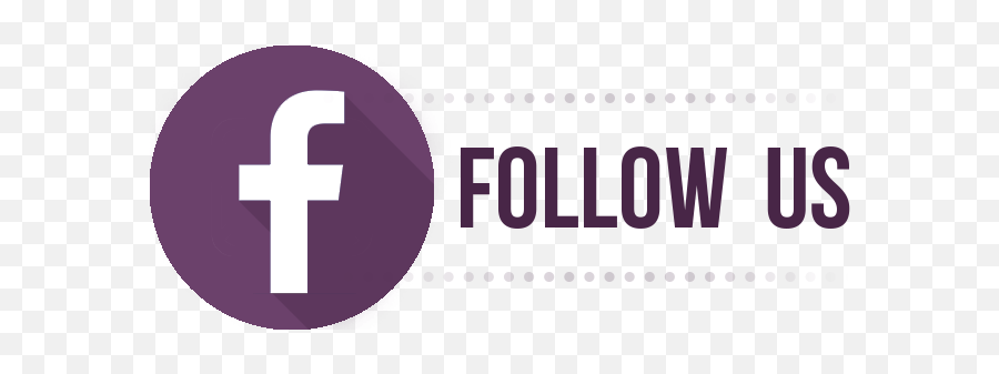 Download Hd Fb - Icon Follow Us Fb Icon Transparent Png Fb Logo Purple,Fb Icon Png