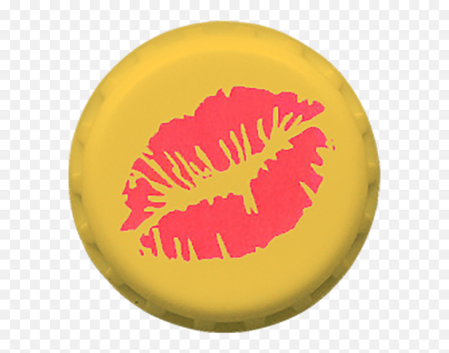 Polyester Button Kissing Lips - Kussmund Png,Kissing Lips Png