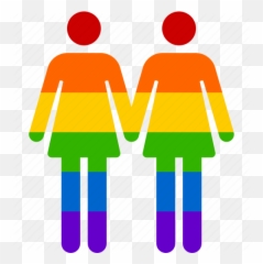 Couple Gay Homosexual Lesbian Lgbt - Icon png