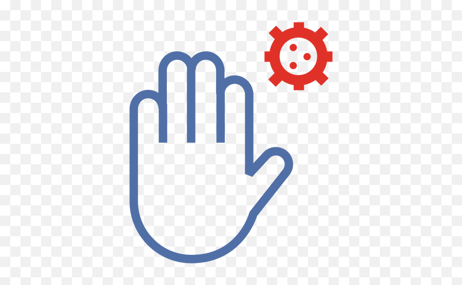 Covid 19 Stop Hand Stroke Icon - Transparent Png U0026 Svg Stop Covid 19 Hand,Stop Png