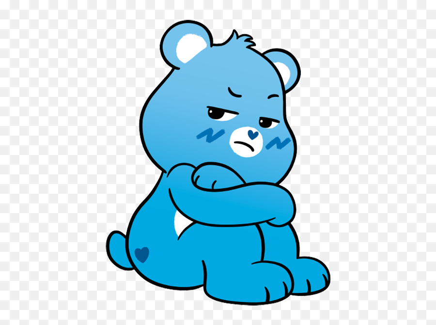 Grumpy Moody - Care Bears Unlock The Magic Gif Clipart Care Bears Unlock The Magic Png,Care Bear Png