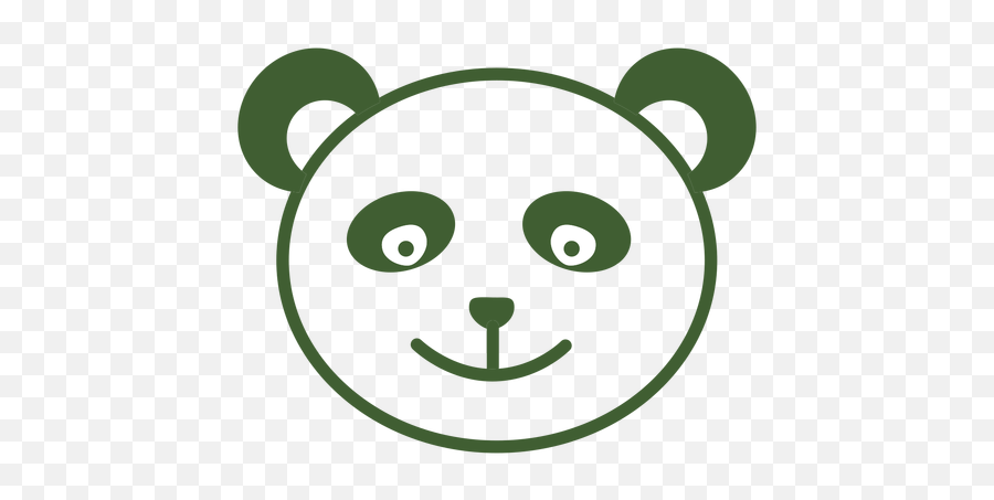 Transparent Png Svg Vector File - Simple Panda,Panda Png