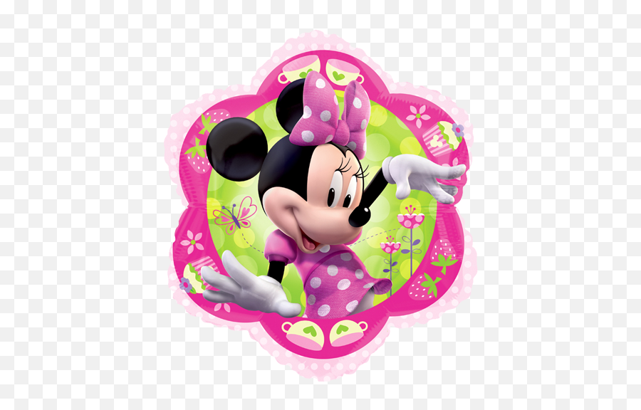 Disney Minnie Mouse Pink Flower - Minnie Mouse Foil Balloon Png,Minnie Mouse Pink Png