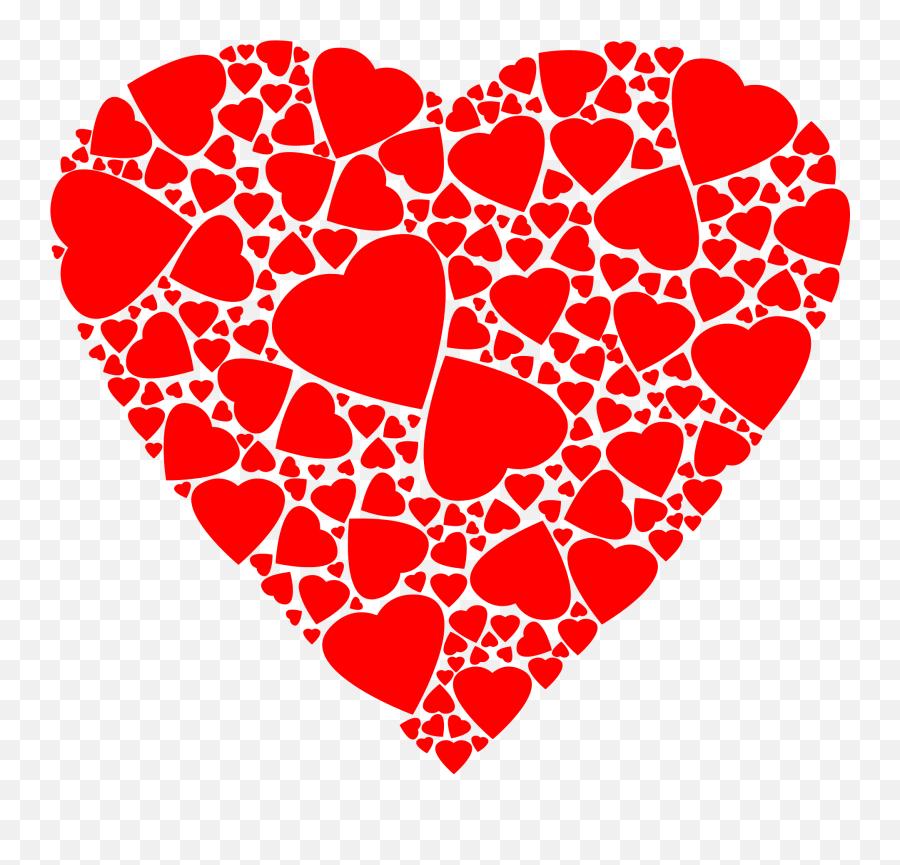 Download Red Hearts Within A Heart Png - Heart Of Heart,Red Hearts Png