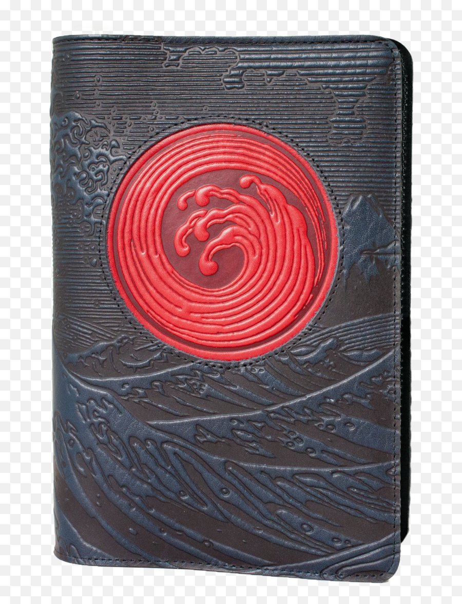 Refillable Leather Icon Luxe Journal Zen Wave - Book Cover Png,Zen Circle Png