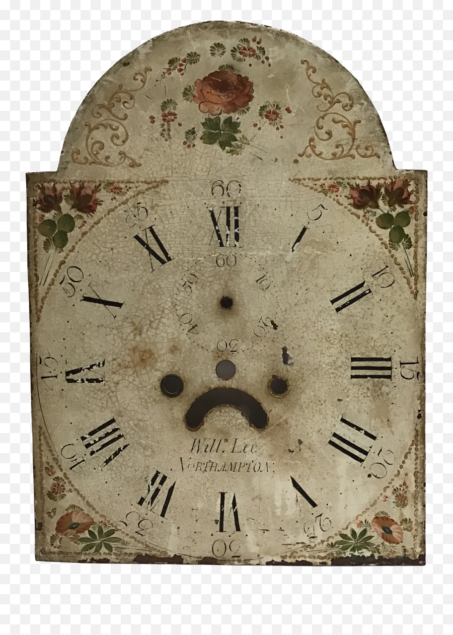 19th Century English Clock Face - Solid Png,Clock Face Transparent