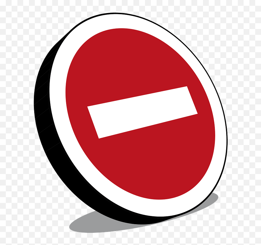 Do Not Enter Sign Clipart - Clipart Sens Interdit Png,Do Not Symbol Transparent