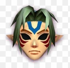 Fierce Deitys Mask - Fierce Deity Link Mask Png,Majora's Mask Transparent