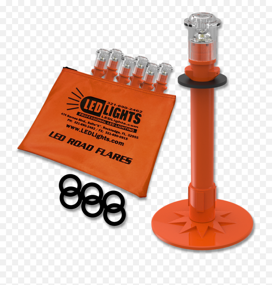 Ledlights Mightyflare Stick Cone Kits - Cone Cell Png,Red Flare Transparent