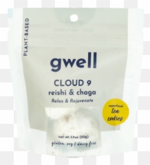 Cloud 9 Reishi U0026 Chaga Adaptogen Tea Cookies U2014 Gwell - Plantbased Functional Food Snacks Png,Cloud 9 Logo Png