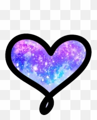 Galaxy Heart Png Image - Transparent Background Purple Heart