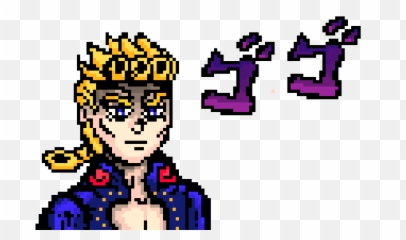 Giorno Giovanna Pixel Art Png Image