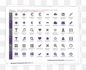 Does Bootstrap 4 Remove The Support For - Icons png