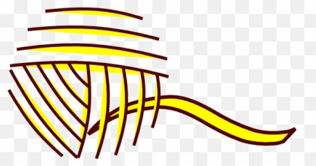 Yellow Yarn Ball Clip Art - vector clip art png