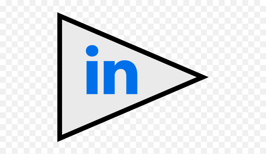 Linkedin Social Flags Logo Free Icon Of Media 7 - Dot Png,Linked In Social Icon