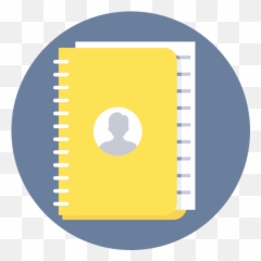 Free Contacts Icon Of Rounded Style - Available In Svg Png Contact Icon Png Round,Contacts Icon Png