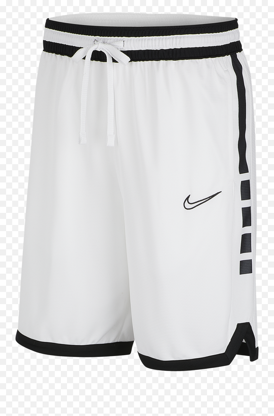 Menu0027s Elite Dri - Fit Basketball Shorts In White Black Black Rugby Shorts Png,Nike Icon Mesh Shorts
