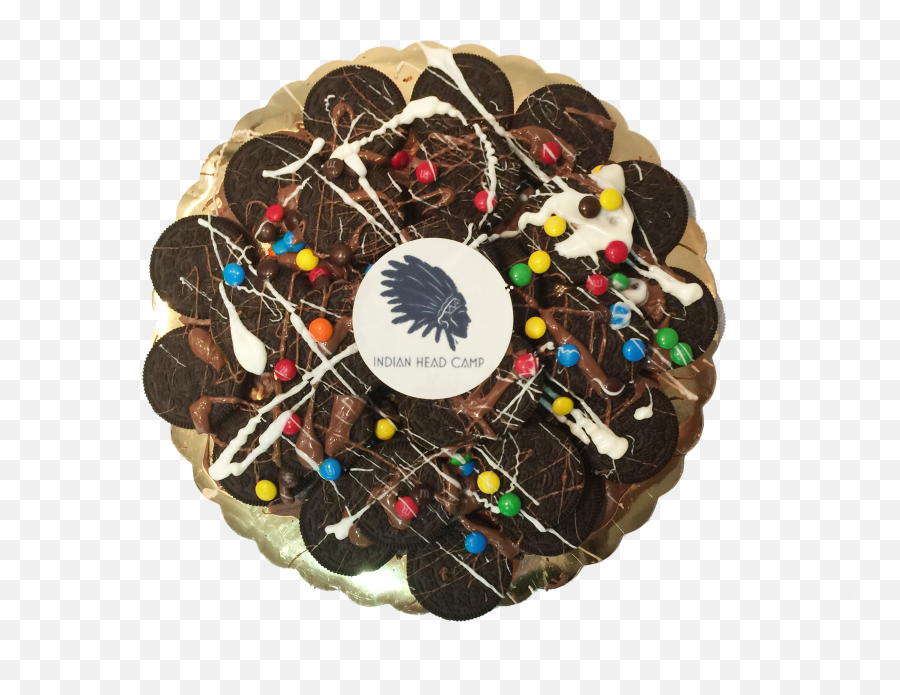 Oreo Cookie Stack Platter With Logo - Chocolate Cake Png,Oreo Logo Png