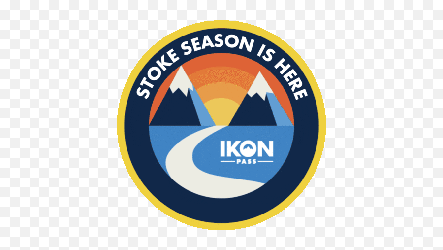 Ikon Pass Icon Sticker - Ikon Pass Icon Pass Stoke Language Png,Pow Icon