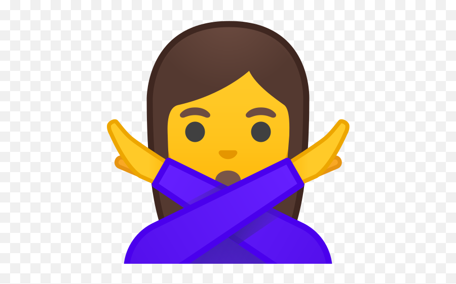 Woman Gesturing No Free Icon Of Noto Emoji People - Emogis De Whatsapp Png,No Image Free Icon