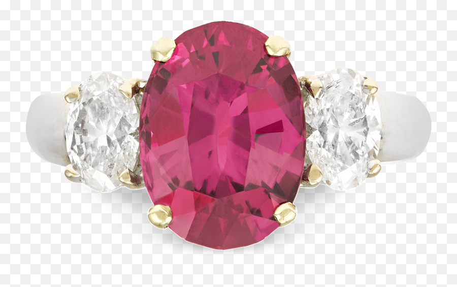 Oval Red Spinel Ring Png