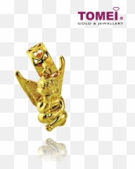 Cupid With Angel Wings Charm Colors Of Memories Tomei Yellow Gold 916 22k Tm - Yg0620p1c Tomei Jewellery Png,Gold Wings Png