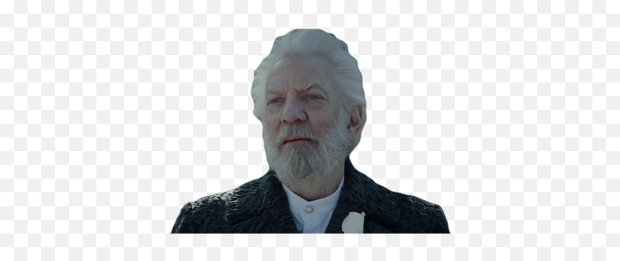 President Snow Donald Sutherland Sticker - President Snow Old Png,Hunger Games Icon