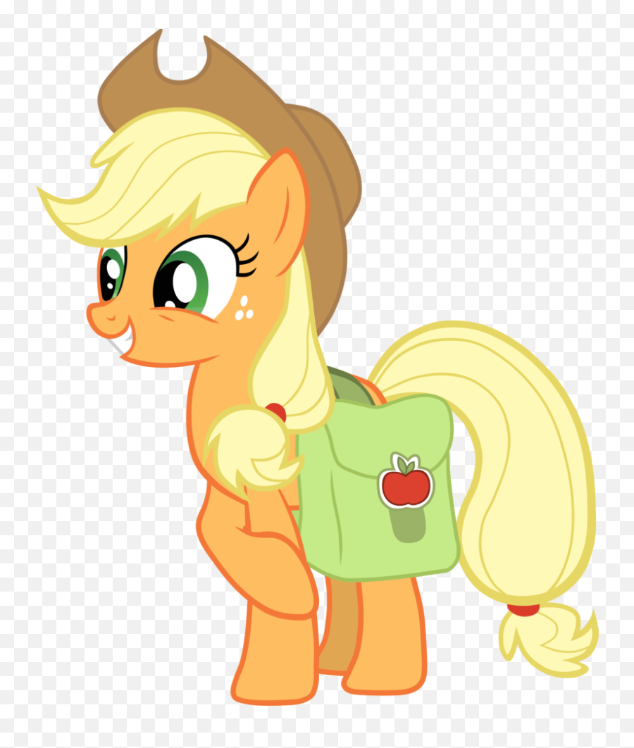 Applejack With Saddlebag My Little Pony Png - My Little Pony Applejack,Pony Png