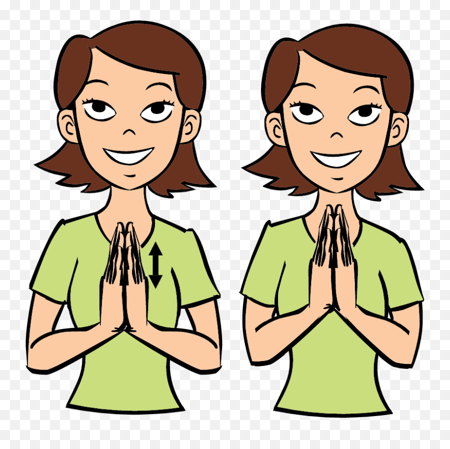Pray - Baby Sign Language Help Png,Icon Prayer Cards