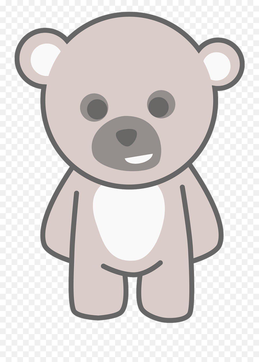 Cute Teddy Bear Clipart Free Download Creazilla - Clip Art Png,Teddy Bear Clipart Png