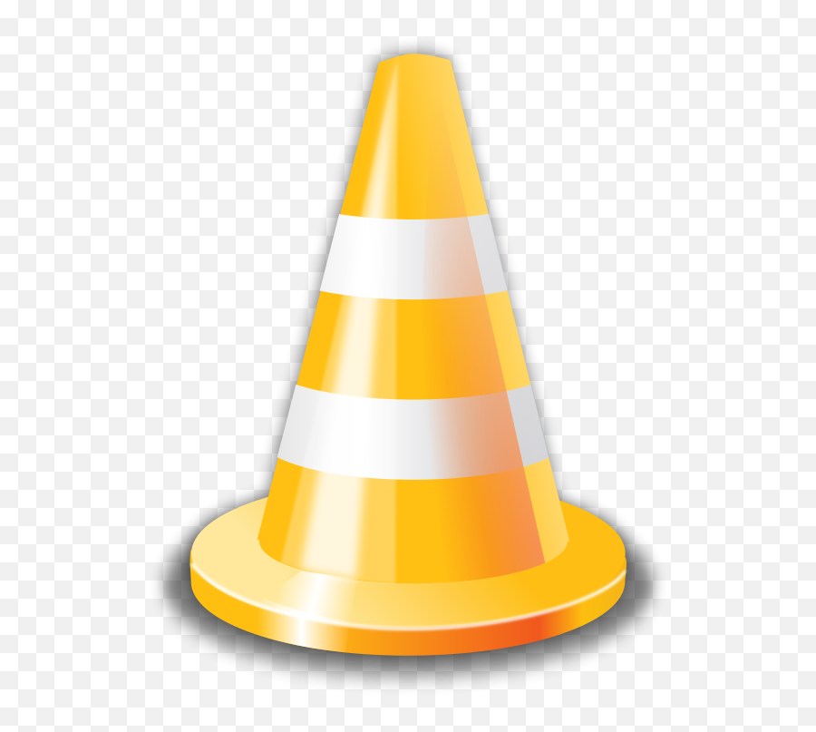 Free Clip Art Warning Sign By Gnokii - Yellow Construction Cone Clipart Png,Yellow Warning Icon