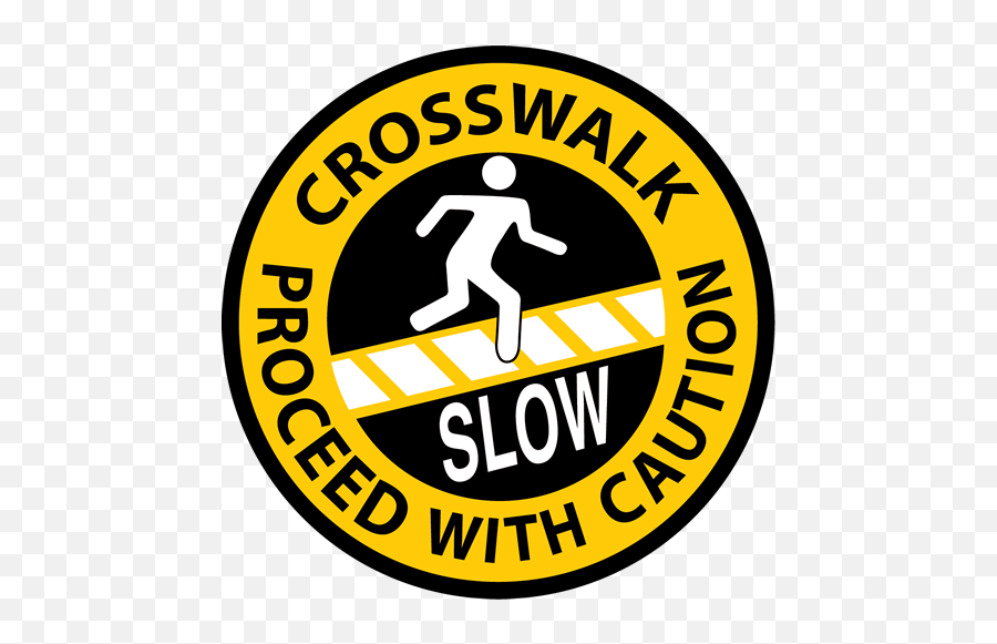 Crosswalk Slow Proceed With Caution - Language Png,Crosswalk Icon