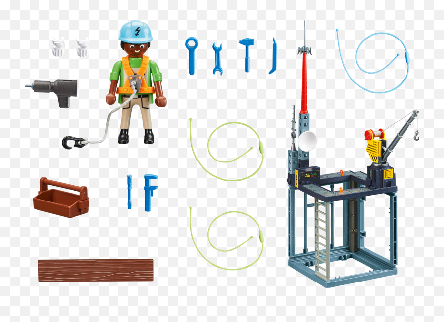 Starter Pack Construction Site - 70816 Playmobil Playmobil Starter Pack Construction Site Png,Construction Icon Pack