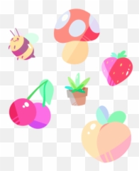 Download Tumblr Transparent Collage Stickers - Cute Png Fruit