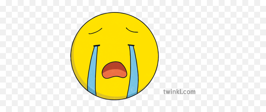 Crying Emoji Emoticon Smiley Face Ks2 Illustration - Twinkl Smiley Png,Crying Emoji Png