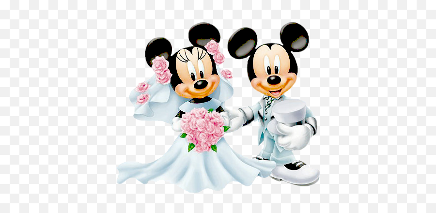 Library Of Mickey And Minnie Wedding - Minnie And Mickey Wedding Png,Mickey And Minnie Png
