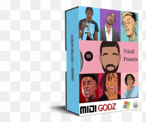 Rap - Sing Vocals Presets Midi Godz Free Midi Loops Drake 6ix9ine Da Baby Lil Baby Midi Godz Midi Png,6ix9ine Png