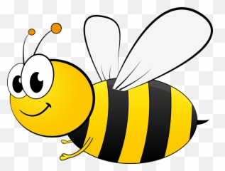 Transparent Background Clipart Bee - png