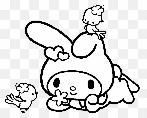 Cartoons Coloring Pages My Melody - png