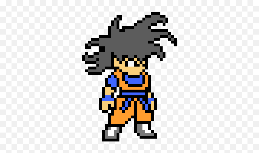 Yamcha - Pixel Art Goku Ssj God Png,Yamcha Png