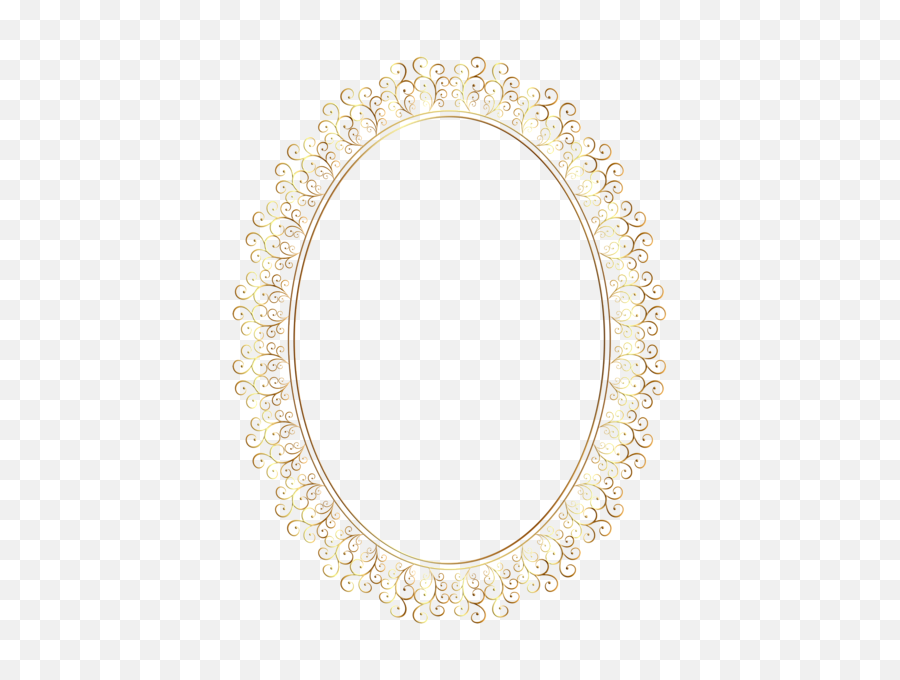 Silver Oval Frame Png Download - Circle,Oval Frame Png