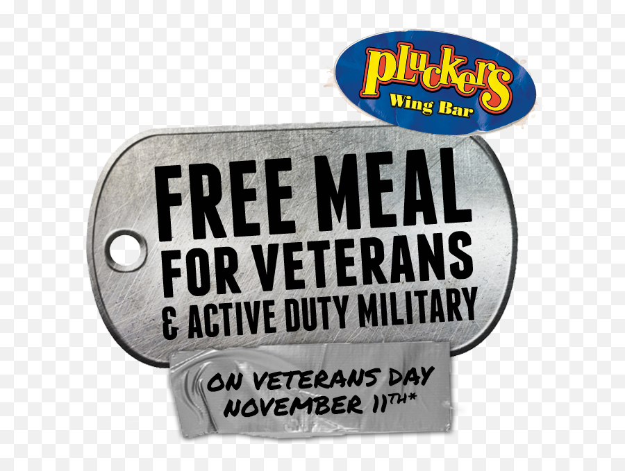 Pluckers Wing Bar Metal Png,Veterans Day Png free transparent png