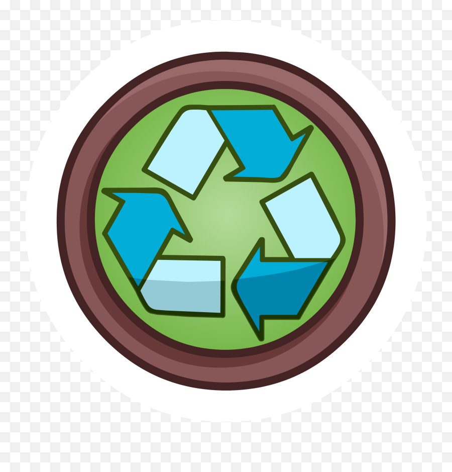Download Recycle Pin - Png Club Penguin Rewritten Pins Reuse Png,Location Pin Png
