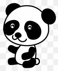 Baby Panda Transparent Background Png Arts - Clipart