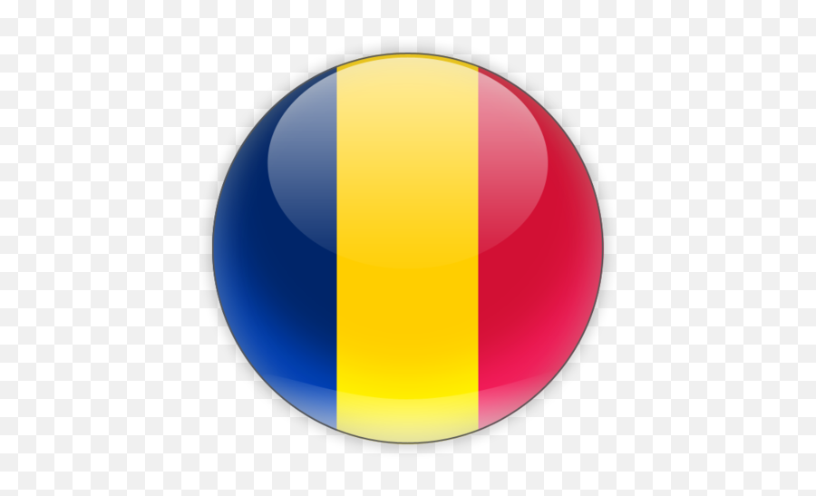 Chad Flag Png 2 Image - Romania Flag Circle Png,Chad Png