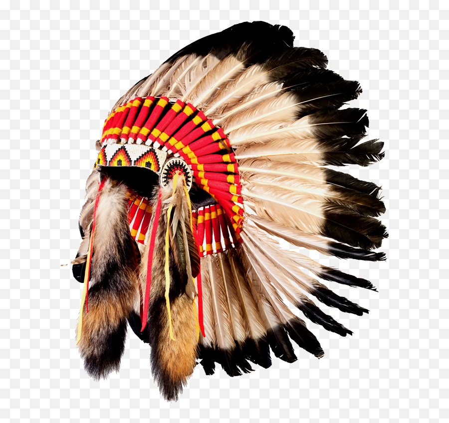 Cherokee Chief Headdress Transparent - Png Indian Headdress,Headdress Png