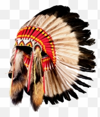 Cherokee Chief Headdress Transparent - Png Indian Headdress,Headdress Png